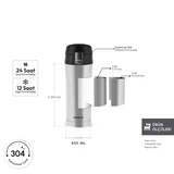 Karaca Pluton Çelik Sızdırmaz Termos Inox 450 ml