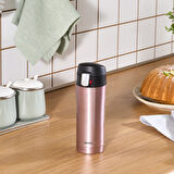 Karaca Pluton Çelik Sızdırmaz Termos Rose Gold 450 ml