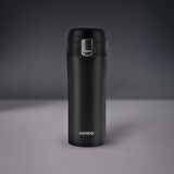 Karaca Pluton Çelik Sızdırmaz Termos Siyah 450 ml