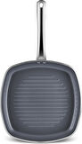 Karaca x Refika Birgül Swiss Crystal Metal Kulplu Grill Tava 28 Cm Creamy