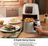 Karaca Air Pro Cook 3 in 1 XL Ev Yemeği, Közleme, Airfryer Wood Craft 4 Kişilik