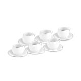 Karaca Adile 6 Kişilik Double Kahve / Çay Fincan Takımı 130 ml