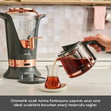 Karaca Maxiva 1651 Elektrikli Semaver 35 Çay Bardağı Kapasiteli Antrasit