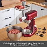 Karaca Multicast Plus Döküm Hamur Yoğurma Makinesi Red 5L