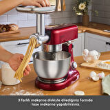Karaca Multicast Plus Döküm Hamur Yoğurma Makinesi Red 5L
