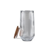 Karaca Massimo Cam Saklama Kabı Antrasit 1400 ml