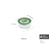 Karaca Green Yuvarlak Cam Saklama Kabı 300 ml