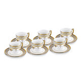 Karaca Tuğra 6 Kişilik Kahve Fincan Takımı 100 Ml 