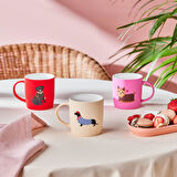 Karaca Soft Touch Animal Lady Mug 350 Ml