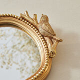 Karaca Lenora Dekoratif Gold Tepsi 17x13,5x41 cm