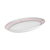 Karaca Talya Kayık Tabak 30 Cm Pembe