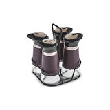 Karaca New Latin 5 Parça Cam Baharat Seti