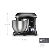 Karaca Chefcrafter Stand Mikser Mutfak Şefi  Black