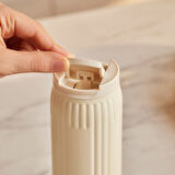 Karaca Rimo Sızdırmaz Çelik Termos 600 ml Krem