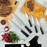 Karaca Samuray Kyoto Standlı 25 Japon Çeliği 6 Parça Bıçak Seti