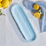 Karaca Perla Melamin Kayık Tabak 44 cm Mavi
