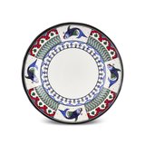 Karaca x Ömür Akkor İznik Balık Pasta Tabağı 21 cm