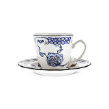 Karaca İznik Hatai Çay Fincanı ve Tabağı 200 ml