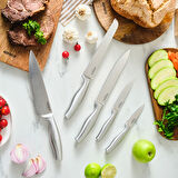 Karaca Samuray Force Standlı Japon Çeliği 6 Parça Bıçak Seti