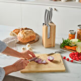 Karaca Samuray Force Standlı Japon Çeliği 6 Parça Bıçak Seti