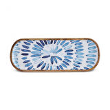 Karaca Mango Servislik Mavi 30x12 cm