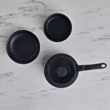 Karaca Biodiamond Smart Clip İndüksiyon Tabanlı 5 Parça Tencere Seti