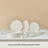 Karaca Forever Bone Bovi 28 Parça 6 Kişilik Kahvaltı Takımı