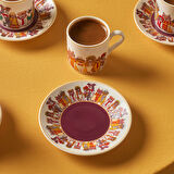 Karaca Latli 6 Kişilik Kahve Fincan Takımı 80 ml