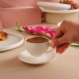 Karaca Minerva Kahve Fincanı ve Tabağı 90 ml