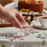 Karaca Bubble 6'lı Kahve Yanı Bardağı Şeffaf 90 ml