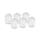 Karaca Bubble 6'lı Kahve Yanı Bardağı Şeffaf 90 ml