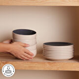 Karaca Earth Collection Terra 36 Parça 8 Kişilik Yemek Takımı Antrasit