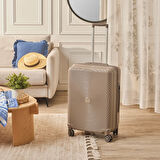 Karaca Container Vera Orta Boy Valiz Bej