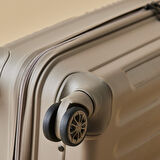 Karaca Container Vera Büyük Boy Valiz Bej