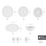 Karaca Stream Bone Neptun Gold Logo 53 Parça 12 Kişilik Yemek Takımı