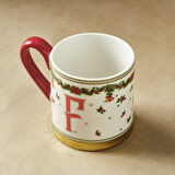 Karaca New Year Yılbaşı Petek F Harfli Kupa 330 ml