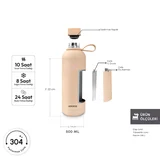 Karaca Aly Soft Touch Çelik Sızdırmaz Termos 500 ml Somon