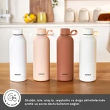 Karaca Aly Soft Touch Çelik Sızdırmaz Termos 500 ml Somon