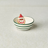 Karaca New Year Yılbaşı Jolly Santa Çerezlik 11 x 6 cm 