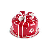 Karaca New Year Yılbaşı Candy Twist Kek Fanusu