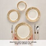 Karaca Elegance Bone Isola 24 Parça 6 Kişilik Yemek Takımı