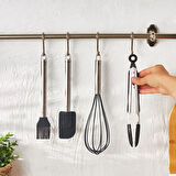 Karaca Black Pro 11 Parça Kek Kalıbı ve Pasta Servis Seti 