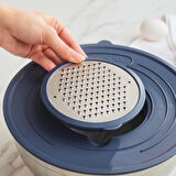 Karaca Kaia 9 Parça Rende Kapaklı Karıştırma ve Saklama Seti Çelik