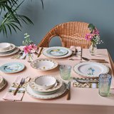 Karaca Forever Bone Tropical 24 Parça 6 Kişilik Yemek Takımı