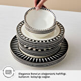 Karaca Elegance Bone Helsinki 24 Parça 6 Kişilik Yemek Takımı