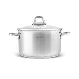 Karaca Vapor İndüksiyon Tabanlı 15 Parça Çaydanlık ve Cezveli Çelik Tencere Seti