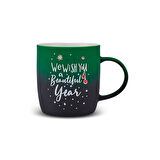 Karaca New Year Yılbaşı Soft Touch 4 Kişilik Kupa Seti 350 ml