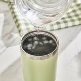 Emsan Star Ice Pipetli Çelik Sızdırmaz Termos Mint 900 ml