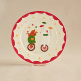 Karaca New Year Yılbaşı Carousel Pasta Tabağı Teddy 20 cm