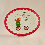 Karaca New Year Yılbaşı Carousel Kayık Tabak 30 cm